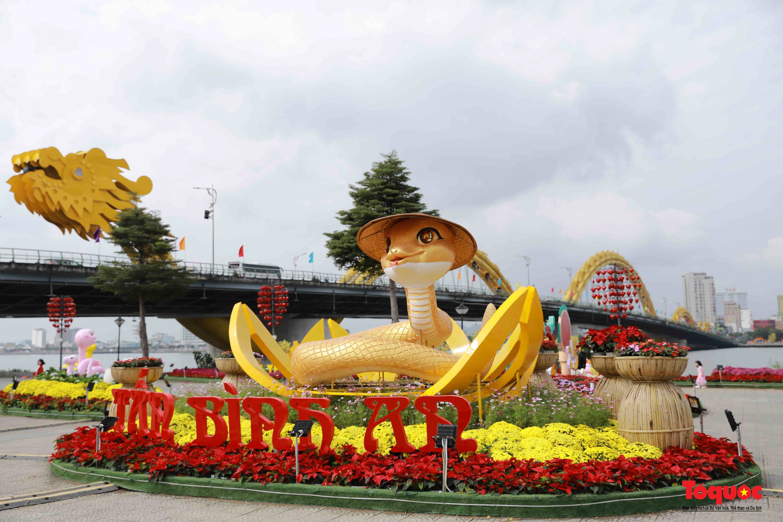 Du khách thích thú check-in đường hoa Xuân Đà Nẵng 2025 - Ảnh 10. Du khách thích thú check-in đường hoa Xuân Đà Nẵng 2025 - Ảnh 10.