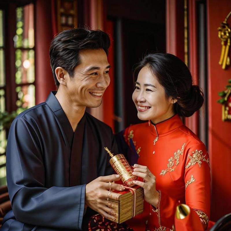 Bí quyết chọn quà Tết biếu bố mẹ người yêu: Rượu nếp Lâm Viên Tửu – Gửi trọn tâm ý, Thắt chặt tình thân 1 Rượu nếp Lâm Viên Tửu quà Tết biếu bố mẹ người yêu.