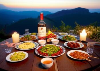 Ẩm thực Tây Nguyên và rượu nếp Lâm Viên.